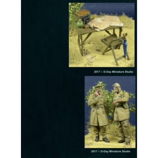 1/35 WWII BEF Officer & Dispatch Rider w/HQ (2 figures + accessories) 1/35 WWII BEF Officer & Dispatch Rider w/HQ (2 figures + accessories)