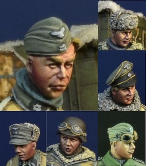 1/35 Waffen SS Head Set #1 1/35 Waffen SS Head Set #1