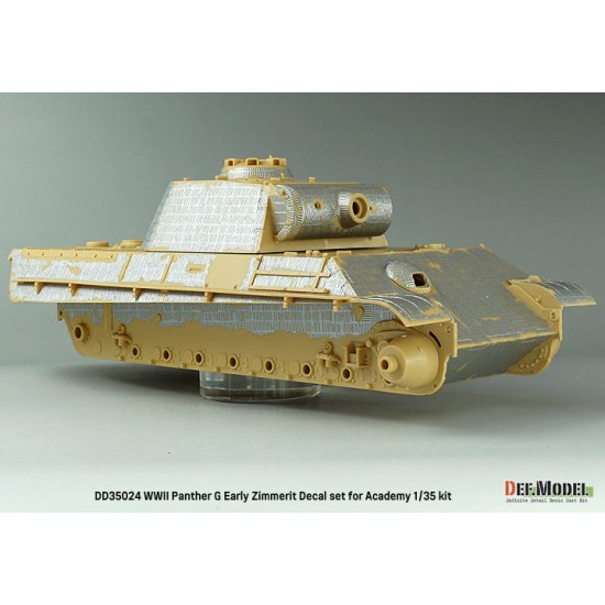 1/35 WWII Panther G Zimmerit Decal set for Academy kit 1/35 WWII Panther G Zimmerit Decal set for Academy kit