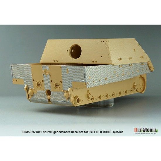 1/35 WWII SturmTiger Zimmerit Decal set for Rye Field Model 1/35 WWII SturmTiger Zimmerit Decal set for Rye Field Model