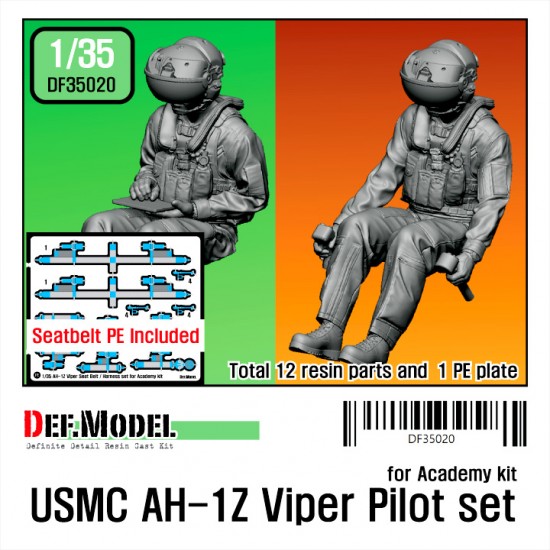 1/35 USMC AH-1Z Viper Pilot set for Academy kits 1/35 USMC AH-1Z Viper Pilot set for Academy kits