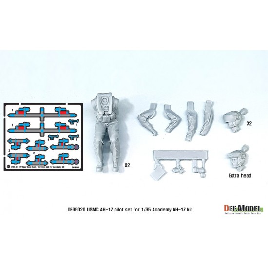 1/35 USMC AH-1Z Viper Pilot set for Academy kits 1/35 USMC AH-1Z Viper Pilot set for Academy kits