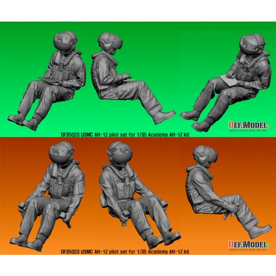 1/35 USMC AH-1Z Viper Pilot set for Academy kits 1/35 USMC AH-1Z Viper Pilot set for Academy kits