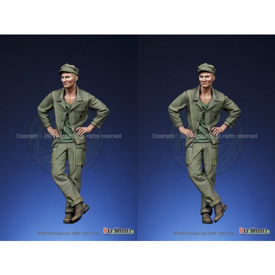 1/35 USMC Tank Crew, Korea War 1950 1/35 USMC Tank Crew, Korea War 1950