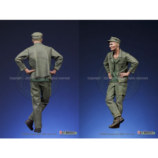 1/35 USMC Tank Crew, Korea War 1950 1/35 USMC Tank Crew, Korea War 1950