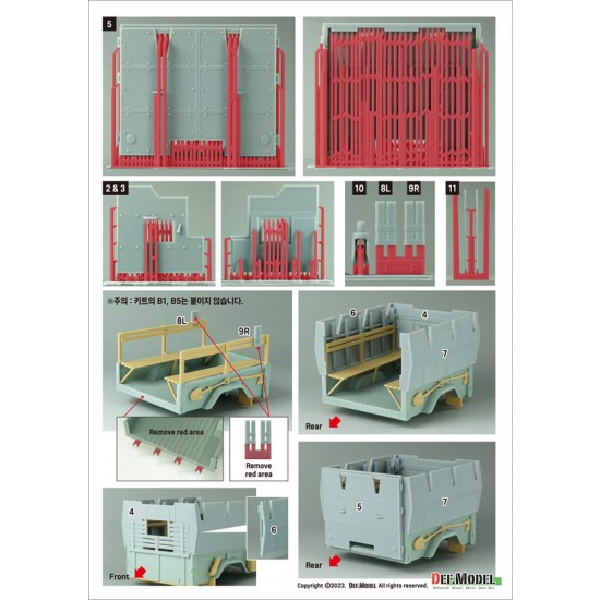 1/35 ROK K311A1 Armoured Truck Conversion set for Academy kit 1/35 ROK K311A1 Armoured Truck Conversion set for Academy kit