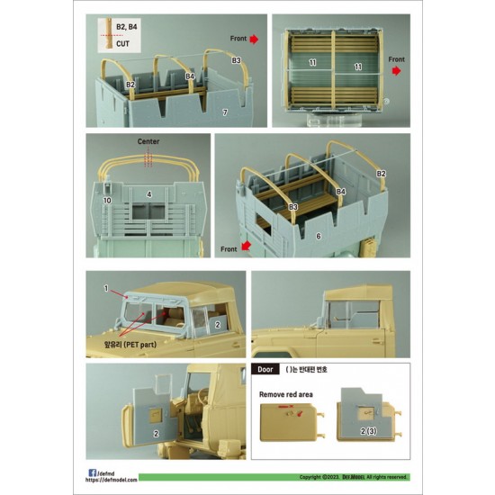 1/35 ROK K311A1 Armoured Truck Conversion set for Academy kit 1/35 ROK K311A1 Armoured Truck Conversion set for Academy kit