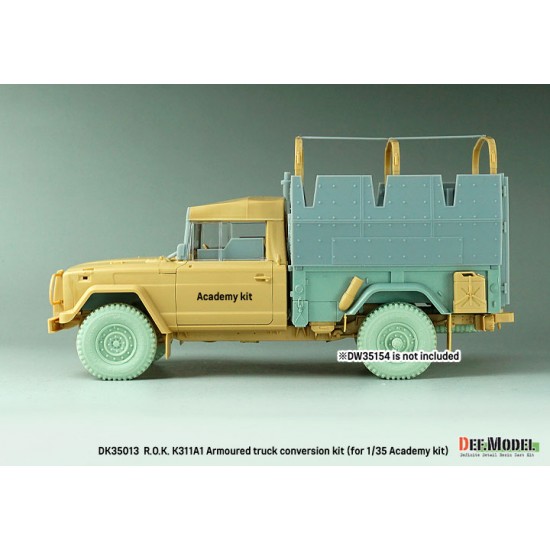 1/35 ROK K311A1 Armoured Truck Conversion set for Academy kit 1/35 ROK K311A1 Armoured Truck Conversion set for Academy kit