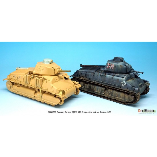 1/35 Somua S35 Panzer 739(f) Conversion Set for Tamiya kit