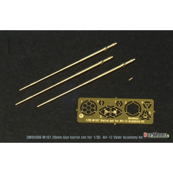 1/35 USMC M197 Metal Gun Barrel set for Academy AH-1Z Viper kit 1/35 USMC M197 Metal Gun Barrel set for Academy AH-1Z Viper kit