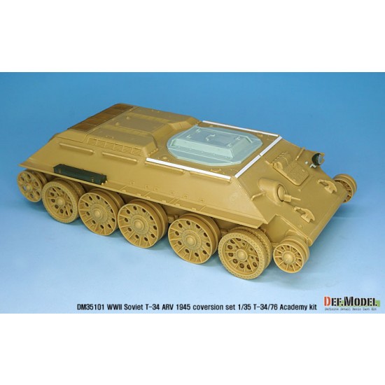 1/35 WWII Soviet T-34 ARV 1945 Conversion set for T-34/76 kits 1/35 WWII Soviet T-34 ARV 1945 Conversion set for T-34/76 kits