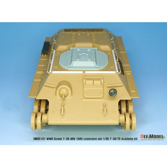 1/35 WWII Soviet T-34 ARV 1945 Conversion set for T-34/76 kits 1/35 WWII Soviet T-34 ARV 1945 Conversion set for T-34/76 kits