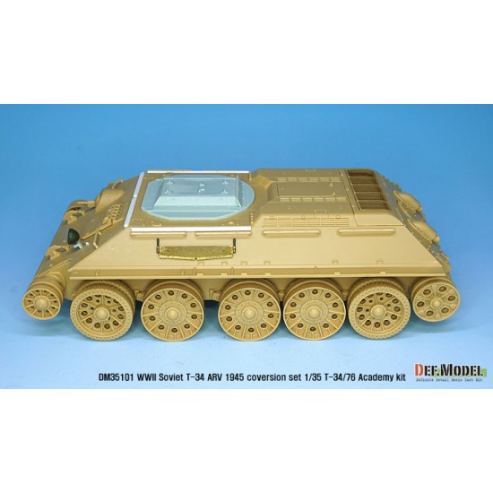 1/35 WWII Soviet T-34 ARV 1945 Conversion set for T-34/76 kits 1/35 WWII Soviet T-34 ARV 1945 Conversion set for T-34/76 kits