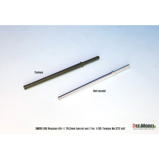 1/35 WWII Soviet KV-1 Gun Barrel set for Tamiya No.372 kit 1/35 WWII Soviet KV-1 Gun Barrel set for Tamiya No.372 kit
