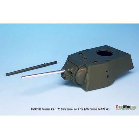 1/35 WWII Soviet KV-1 Gun Barrel set for Tamiya No.372 kit 1/35 WWII Soviet KV-1 Gun Barrel set for Tamiya No.372 kit