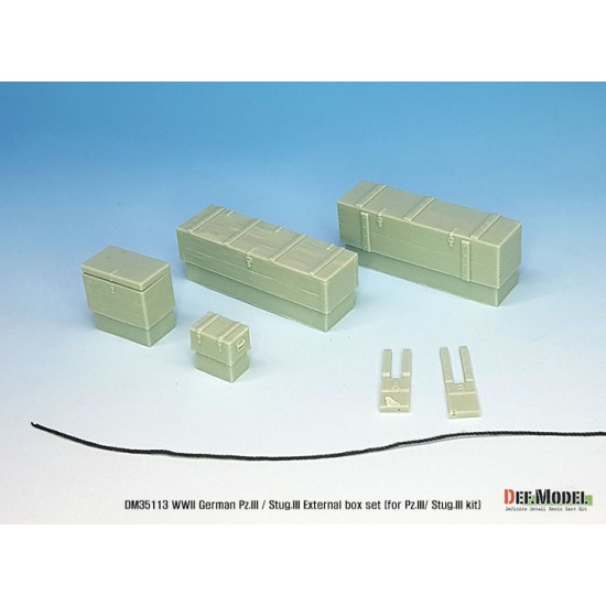1/35 WWII German Pz.III / Stug.III External Box set for Pz.III/ Stug.III kits 1/35 WWII German Pz.III / Stug.III External Box set for Pz.III/ Stug.III kits