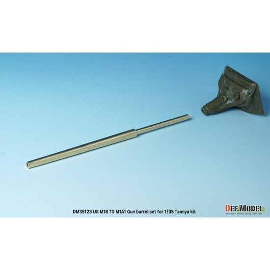 1/35 WWII US M18 TD M1A1 Gun Barrel for Tamiya kits 1/35 WWII US M18 TD M1A1 Gun Barrel for Tamiya kits