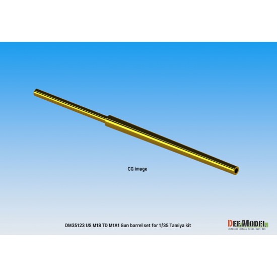 1/35 WWII US M18 TD M1A1 Gun Barrel for Tamiya kits 1/35 WWII US M18 TD M1A1 Gun Barrel for Tamiya kits