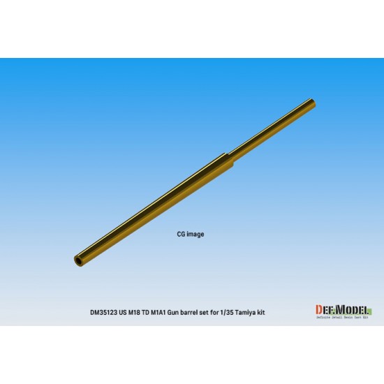 1/35 WWII US M18 TD M1A1 Gun Barrel for Tamiya kits 1/35 WWII US M18 TD M1A1 Gun Barrel for Tamiya kits