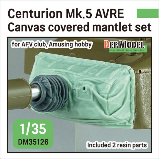 1/35 Centurion Mk.5 AVRE Canvas Covered Mantlet set for AFV Club/Amusing Hobby kit 1/35 Centurion Mk.5 AVRE Canvas Covered Mantlet set for AFV Club/Amusing Hobby kit
