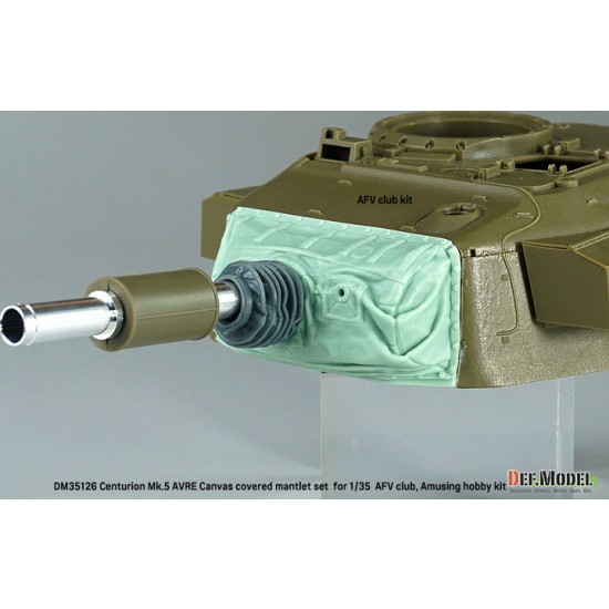 1/35 Centurion Mk.5 AVRE Canvas Covered Mantlet set for AFV Club/Amusing Hobby kit 1/35 Centurion Mk.5 AVRE Canvas Covered Mantlet set for AFV Club/Amusing Hobby kit