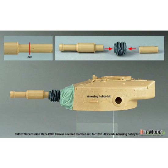 1/35 Centurion Mk.5 AVRE Canvas Covered Mantlet set for AFV Club/Amusing Hobby kit 1/35 Centurion Mk.5 AVRE Canvas Covered Mantlet set for AFV Club/Amusing Hobby kit