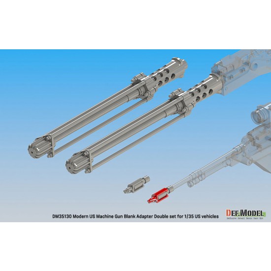 1/35 Modern US Machine Gun Blank Firing Adapter Double set 1/35 Modern US Machine Gun Blank Firing Adapter Double set