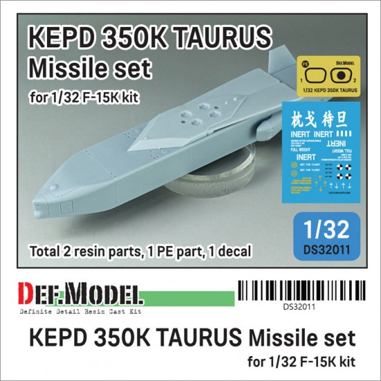 1/32 KEPD 350K TAURUS Missile set (1pc) for F-15K 1/32 KEPD 350K TAURUS Missile set (1pc) for F-15K