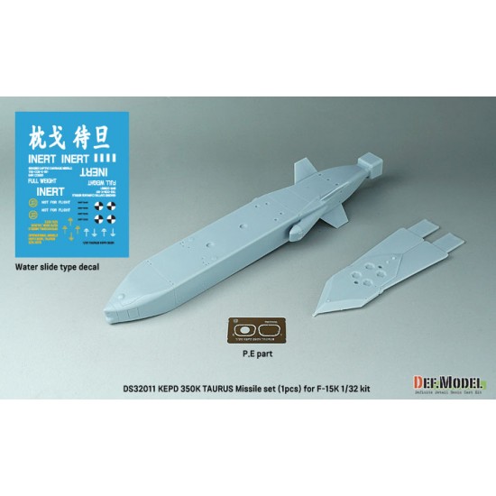 1/32 KEPD 350K TAURUS Missile set (1pc) for F-15K 1/32 KEPD 350K TAURUS Missile set (1pc) for F-15K
