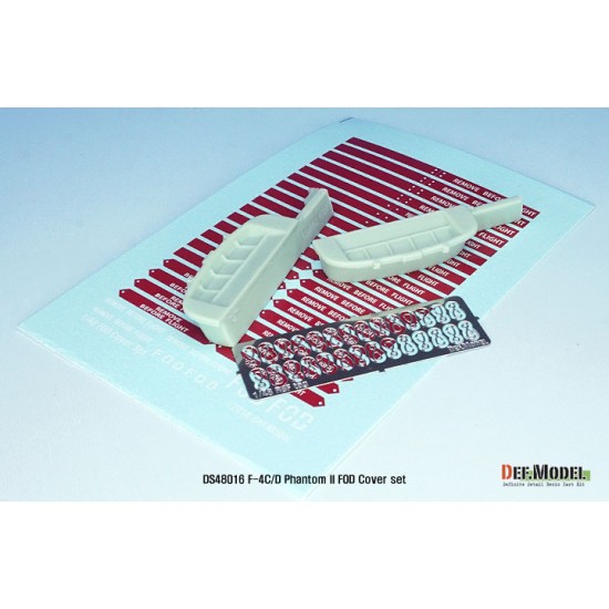 1/48 McDonnell Douglas F-4C/D Phantom II FOD Cover set for Tamiya kits 1/48 McDonnell Douglas F-4C/D Phantom II FOD Cover set for Tamiya kits