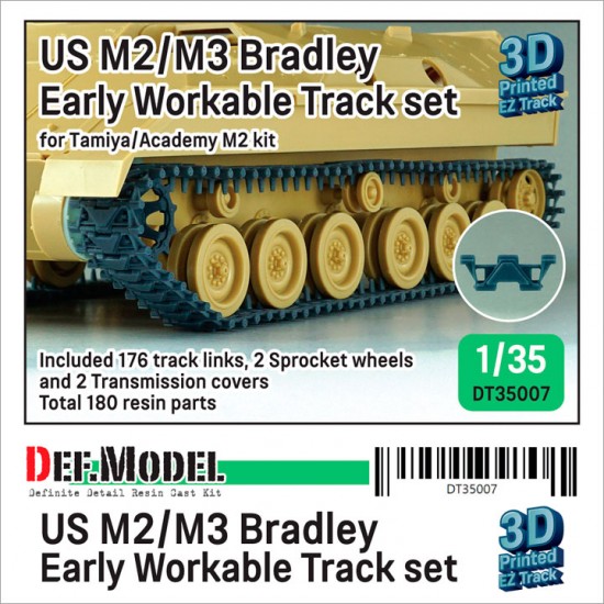 1/35 US M2/M3 Bradley IFV Early Workable Track set for Tamiya/Academy kits 1/35 US M2/M3 Bradley IFV Early Workable Track set for Tamiya/Academy kits