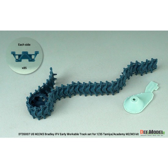 1/35 US M2/M3 Bradley IFV Early Workable Track set for Tamiya/Academy kits 1/35 US M2/M3 Bradley IFV Early Workable Track set for Tamiya/Academy kits