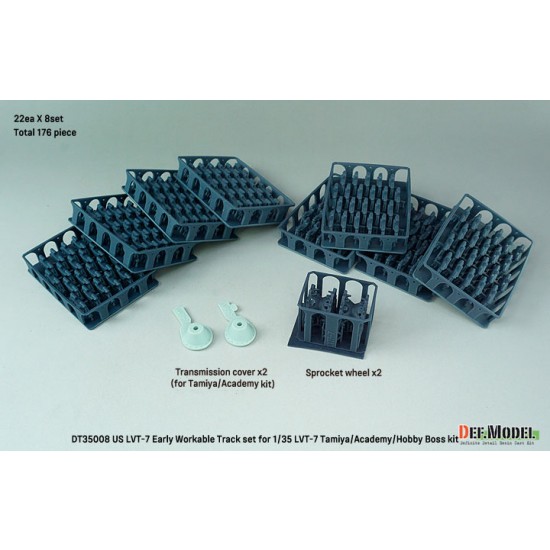 1/35 US LVT-7 Early Workable Track set for Tamiya/Academy/HobbyBoss kits 1/35 US LVT-7 Early Workable Track set for Tamiya/Academy/HobbyBoss kits