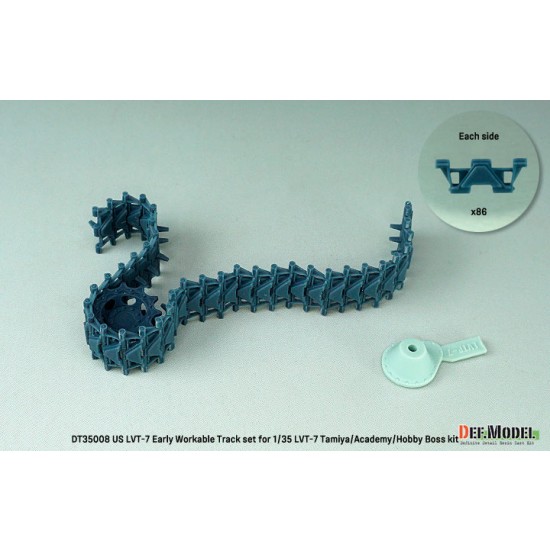 1/35 US LVT-7 Early Workable Track set for Tamiya/Academy/HobbyBoss kits 1/35 US LVT-7 Early Workable Track set for Tamiya/Academy/HobbyBoss kits