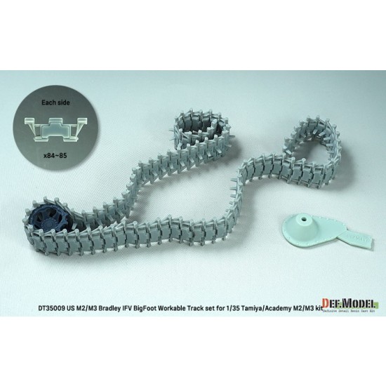 1/35 US M2/M3 Bradley APC BigFoot Workable Track set for Tamiya/Academy M2/M3 kits 1/35 US M2/M3 Bradley APC BigFoot Workable Track set for Tamiya/Academy M2/M3 kits