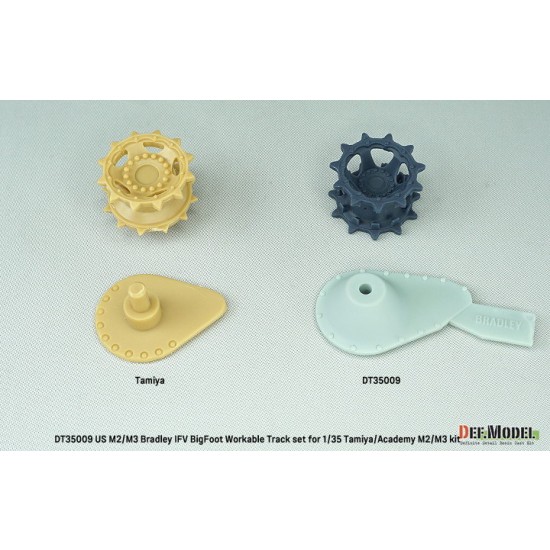1/35 US M2/M3 Bradley APC BigFoot Workable Track set for Tamiya/Academy M2/M3 kits 1/35 US M2/M3 Bradley APC BigFoot Workable Track set for Tamiya/Academy M2/M3 kits