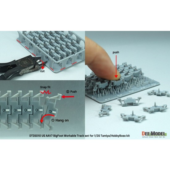 1/35 US AAVP7 BigFoot Workable Track set for Tamiya/Academy/HobbyBoss kits 1/35 US AAVP7 BigFoot Workable Track set for Tamiya/Academy/HobbyBoss kits