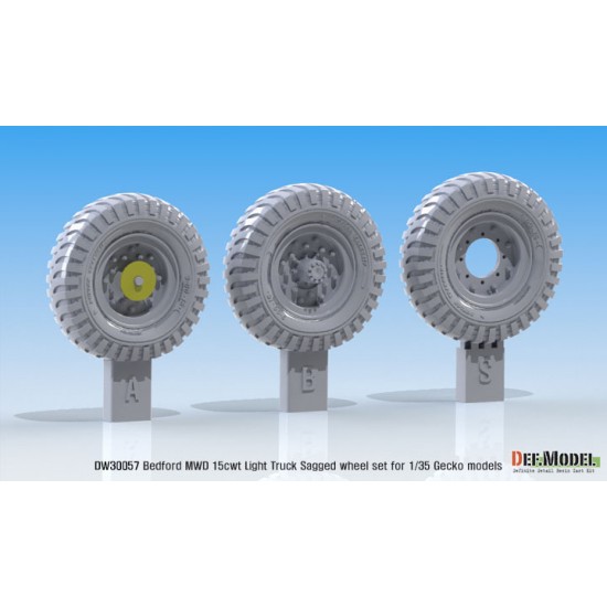 1/35 British Bedford MWD Light Truck Wheel set for Gecko kits 1/35 British Bedford MWD Light Truck Wheel set for Gecko kits