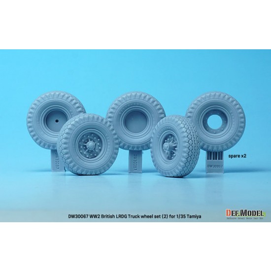 1/35 WWII British LRDG Truck Wheel set #2 for Tamiya kit 1/35 WWII British LRDG Truck Wheel set #2 for Tamiya kit