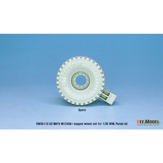 1/35 US M1240A1 M-atv Sagged Wheel set for Rye Field Model 1/35 US M1240A1 M-atv Sagged Wheel set for Rye Field Model