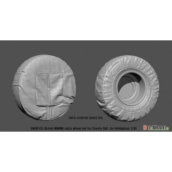1/35 British MWMIK 6X6 Coyote Extra Sagged Wheel set for HobbyBoss kits 1/35 British MWMIK 6X6 Coyote Extra Sagged Wheel set for HobbyBoss kits