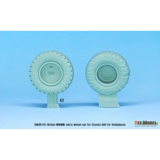 1/35 British MWMIK 6X6 Coyote Extra Sagged Wheel set for HobbyBoss kits 1/35 British MWMIK 6X6 Coyote Extra Sagged Wheel set for HobbyBoss kits