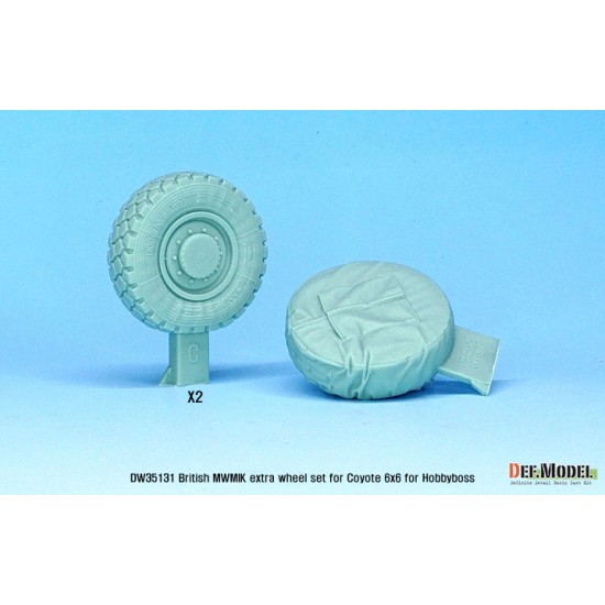 1/35 British MWMIK 6X6 Coyote Extra Sagged Wheel set for HobbyBoss kits 1/35 British MWMIK 6X6 Coyote Extra Sagged Wheel set for HobbyBoss kits
