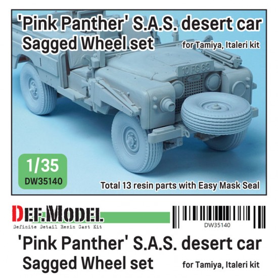 1/35 British SAS Landrover Pinkpanther Wheel set for Tamiya/italeri kits 1/35 British SAS Landrover Pinkpanther Wheel set for Tamiya/italeri kits