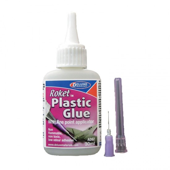 Roket Adhesive - Plastic Glue w/Point Applicator (30ml) Roket Adhesive - Plastic Glue w/Point Applicator (30ml)