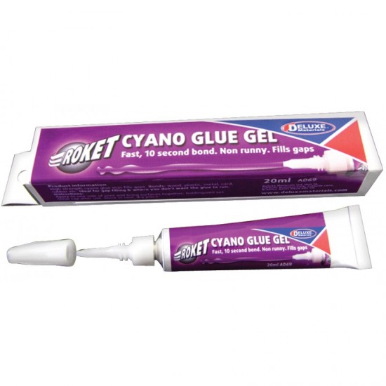 Roket Cyano Glue Gel - Gaps Filler (20ml) Roket Cyano Glue Gel - Gaps Filler (20ml)