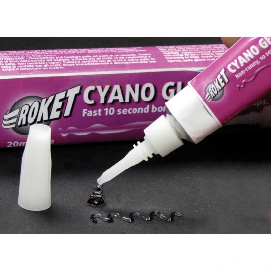 Roket Cyano Glue Gel - Gaps Filler (20ml) Roket Cyano Glue Gel - Gaps Filler (20ml)