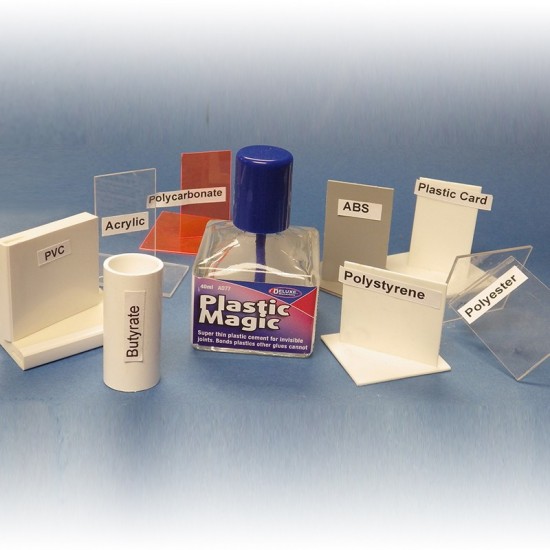 Plastic Magic Liquid Solvent Adhesive w/2 Brushes (50ml) Plastic Magic Liquid Solvent Adhesive w/2 Brushes (50ml)