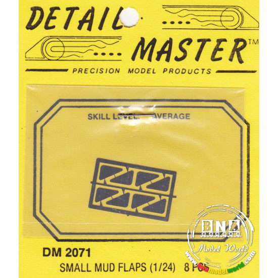 1/24 Small Mud Flaps (8pcs) 1/24 Small Mud Flaps (8pcs)