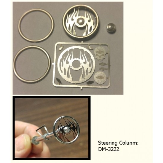 1/24, 1/25 Inferno Billet Steering Wheel kit 1/24, 1/25 Inferno Billet Steering Wheel kit
